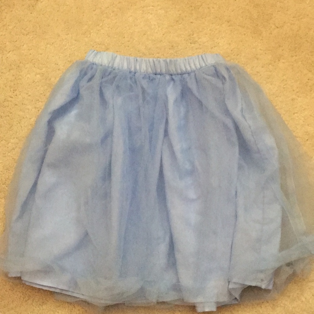 Gymboree blue tulle skirt size 6